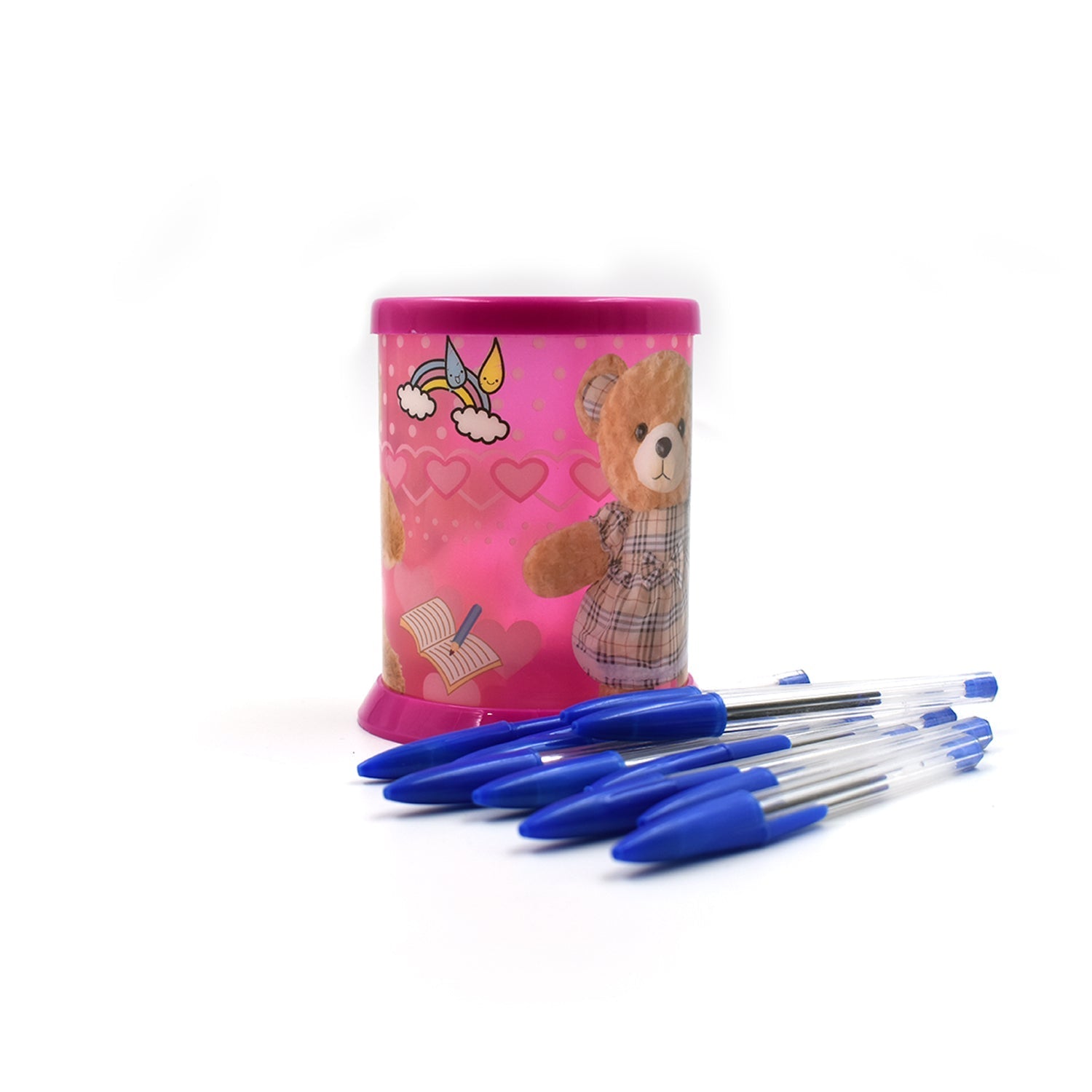 4753 Perfect Writing Partner for Kids | Budget Friendly Stick Ball Point Pens (Pack of 10Pcs With DIY Stand) 4753 Perfect Writing Partner for Kids | Budget Friendly Stick Ball Point Pens (Pack of 10Pcs With DIY Stand)
